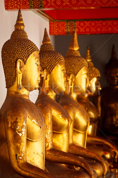 Sitting Buddha statues, Thailand Stock photo © dmitry_rukhlenko