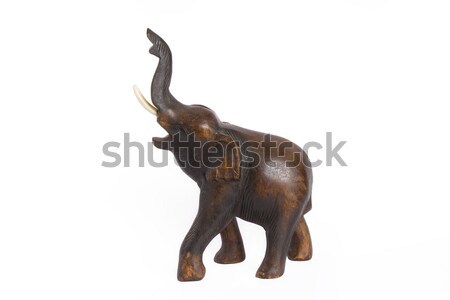Wooden elephant figurine from Thailand
 Stock photo © dmitry_rukhlenko