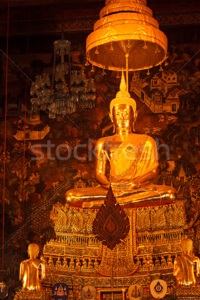 Sitting Buddha statue, Thailand Stock photo © dmitry_rukhlenko