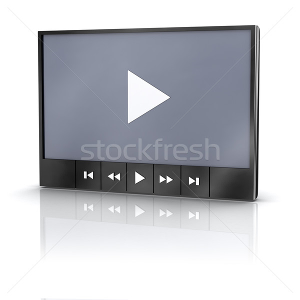 ビデオ プレーヤー メディア 反射 音楽 インターネット ストックフォト © dmitry_rukhlenko