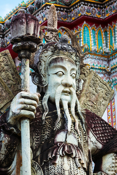 каменные опекун статуя Таиланд китайский Сток-фото © dmitry_rukhlenko
