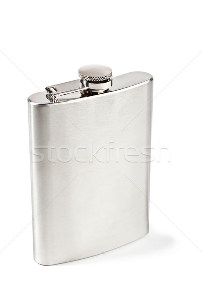 Stainless hip flask Stock photo © dmitry_rukhlenko