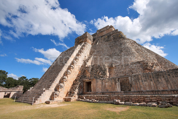 Mayan pyramid in Uxmal, Mexico Stock photo © dmitry_rukhlenko