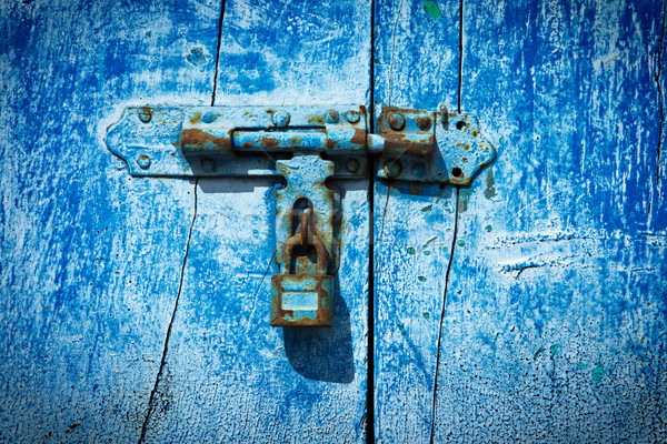 Latch on the door Stock photo © dmitry_rukhlenko
