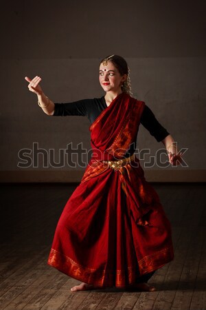 Exponent of  Bharat Natyam dance Stock photo © dmitry_rukhlenko