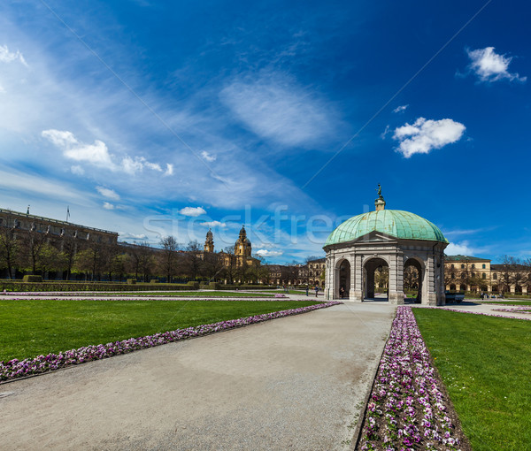 Pavilion in Hofgarten. Munich, Germany Stock photo © dmitry_rukhlenko