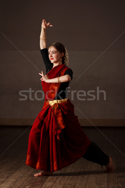 Exponent of  Bharat Natyam dance Stock photo © dmitry_rukhlenko