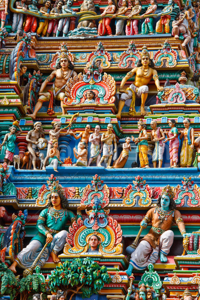 Gopuram (tower) of Hindu temple  Stock photo © dmitry_rukhlenko