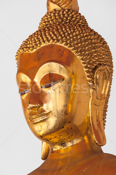 Stock photo: Buddha statue head close up, Thailand