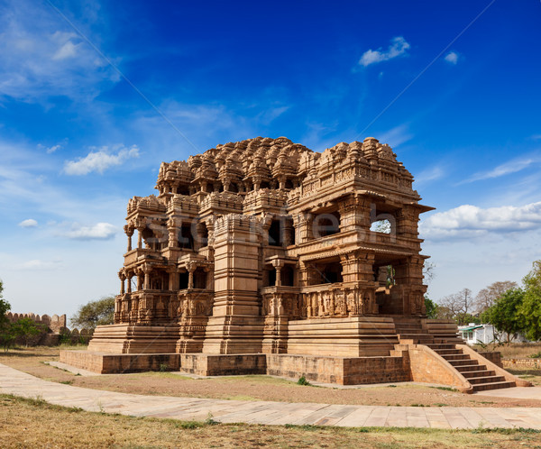 Sasbahu temple in Gwalior fort Stock photo © dmitry_rukhlenko