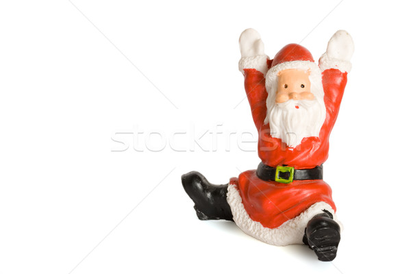 Santa Claus figurine isolated on white Stock photo © dmitry_rukhlenko
