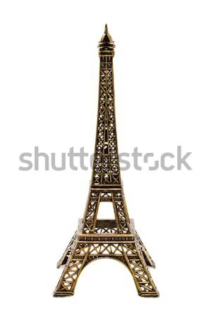 Small bronze figurine of Eifel tower Stock photo © dmitry_rukhlenko