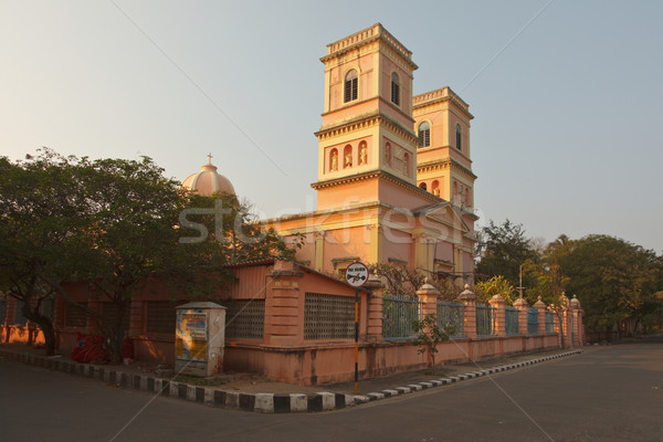 Notre Dam de Anges. Pondicherry, India Stock photo © dmitry_rukhlenko