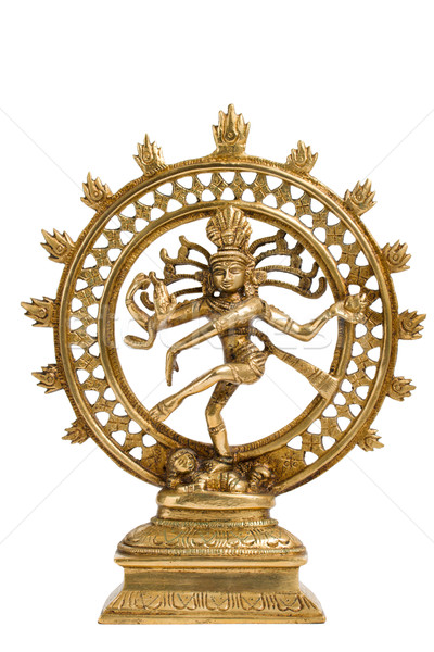 статуя Шива Dance изолированный индийской Бога Сток-фото © dmitry_rukhlenko