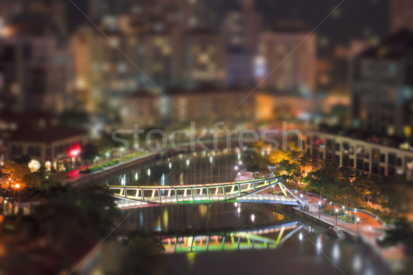 Evening in Singapour Stock photo © dmitry_rukhlenko