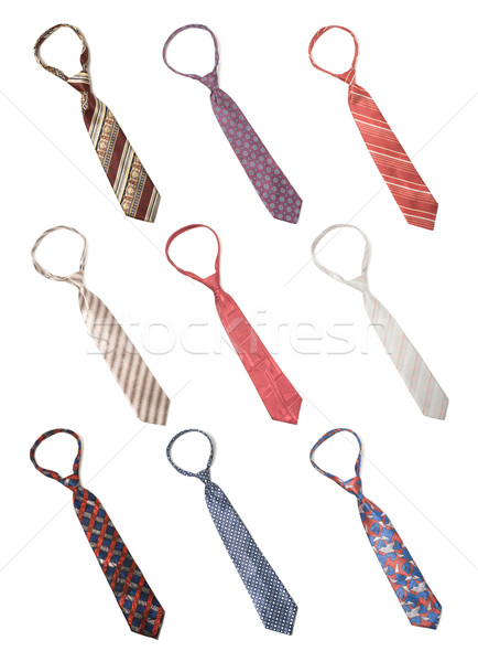 Set of man's ties isolated Stock photo © dmitry_rukhlenko