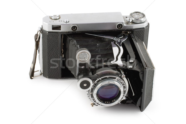 Old folding camera Stock photo © dmitry_rukhlenko