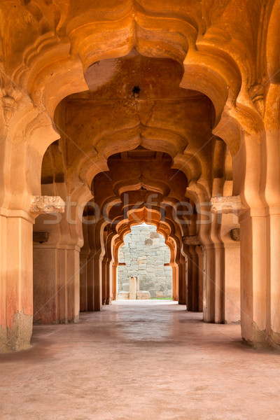 Foto stock: Lótus · detalhes · real · centro · ruínas · antigo