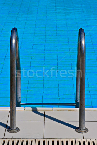 Ladder to swimming pool Stock photo © dmitry_rukhlenko