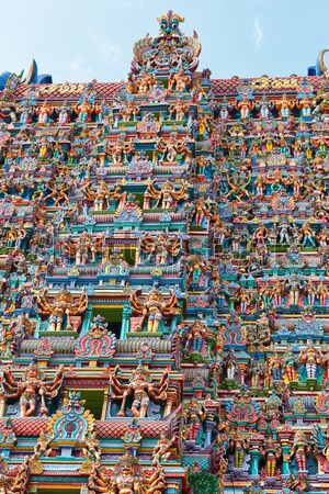 Hindu temple tower Stock photo © dmitry_rukhlenko