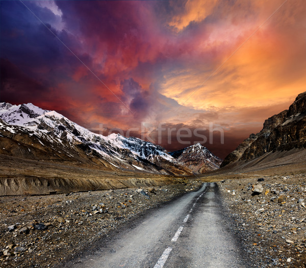 Road in mountains Stock photo © dmitry_rukhlenko