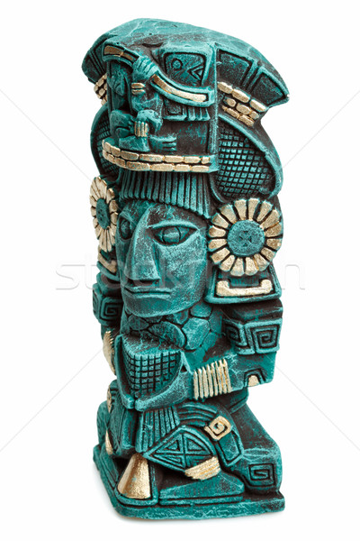 Сток-фото: божество · статуя · Мексика · изолированный · белый