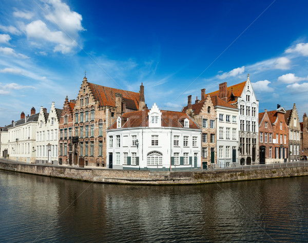 Stock photo: Bruges canals