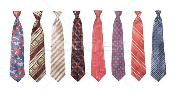 Set of man's ties isolated Stock photo © dmitry_rukhlenko