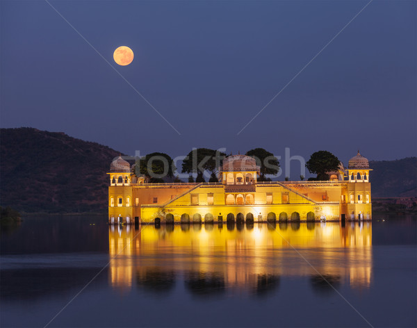 Jal Mahal (Water Palace).  Jaipur, Rajasthan, India Stock photo © dmitry_rukhlenko