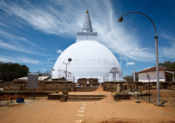 Mirisavatiya Dagoba (stupa) in Anuradhapura, Sri Lanka Stock photo © dmitry_rukhlenko