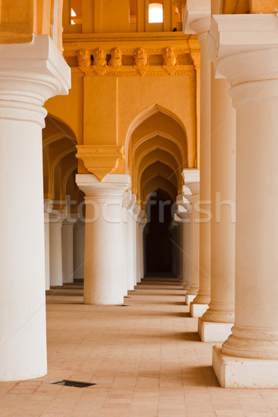 Tirumalai Nayal Palace. Madurai, Tamil Nadu, India Stock photo © dmitry_rukhlenko
