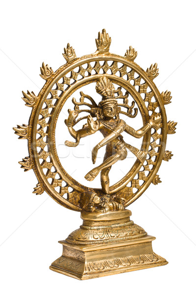 Statua shiva dance isolato indian dio Foto d'archivio © dmitry_rukhlenko