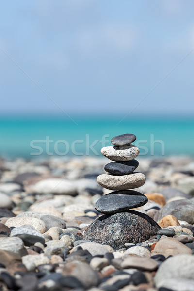 Zen equilibrata pietre meditazione Foto d'archivio © dmitry_rukhlenko