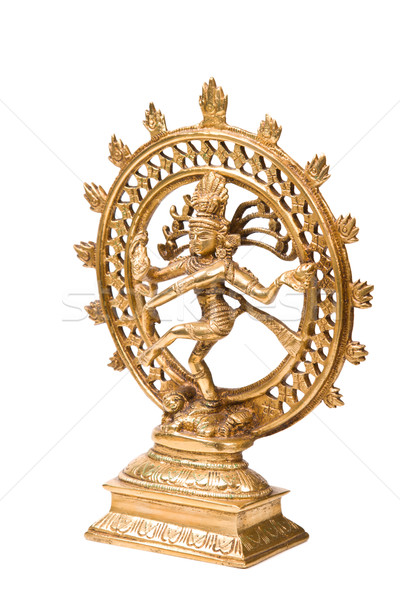 статуя Шива Dance изолированный индийской Бога Сток-фото © dmitry_rukhlenko
