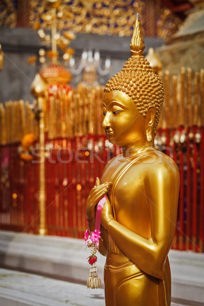 Standing Buddha statue Stock photo © dmitry_rukhlenko