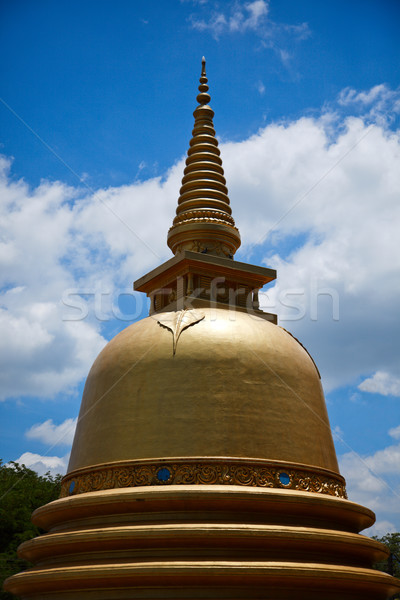 Buddhist dagoba (stupa) in Golden Temple, Dambulla, Sri Lanka Stock photo © dmitry_rukhlenko