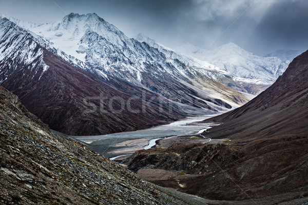 Severe mountains - View of Himalayas, India Stock photo © dmitry_rukhlenko