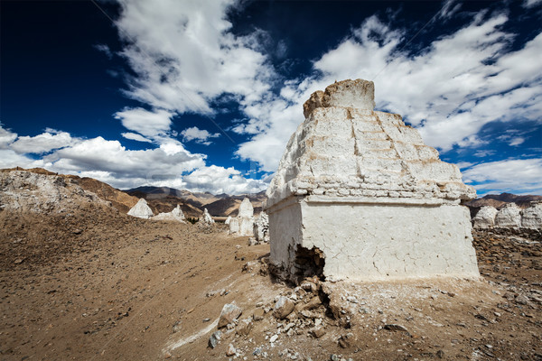 Buddhistisch Berg Berge indian Religion Landschaft Stock foto © dmitry_rukhlenko