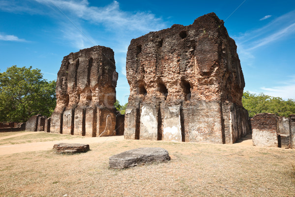Királyi palota romok ősi Sri Lanka Stock fotó © dmitry_rukhlenko