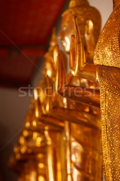 Stock photo: Buddha statue hand,  Thailand