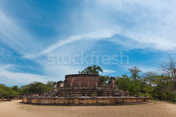 Ancient Vatadage (Buddhist stupa) Stock photo © dmitry_rukhlenko
