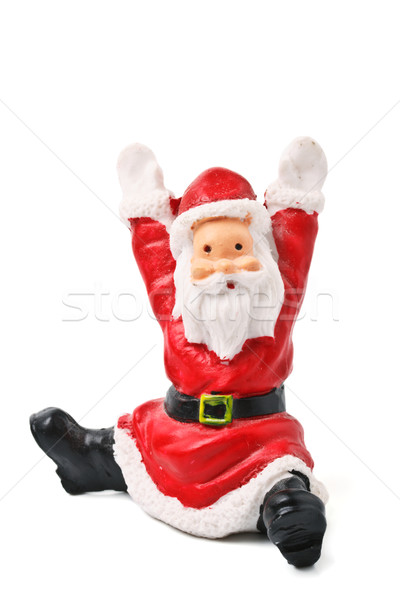 Santa Clause figurine isolated Stock photo © dmitry_rukhlenko