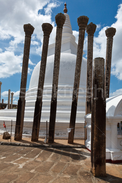 Ancient Thuparama Dagoba (stupa) Stock photo © dmitry_rukhlenko