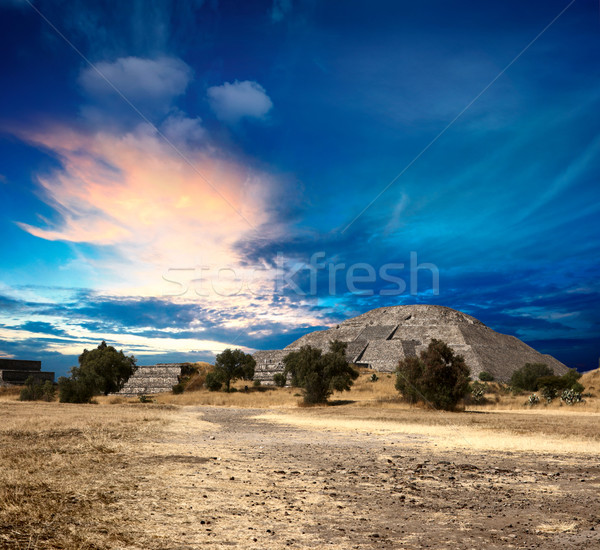 Teotihuacan Pyramids Stock photo © dmitry_rukhlenko