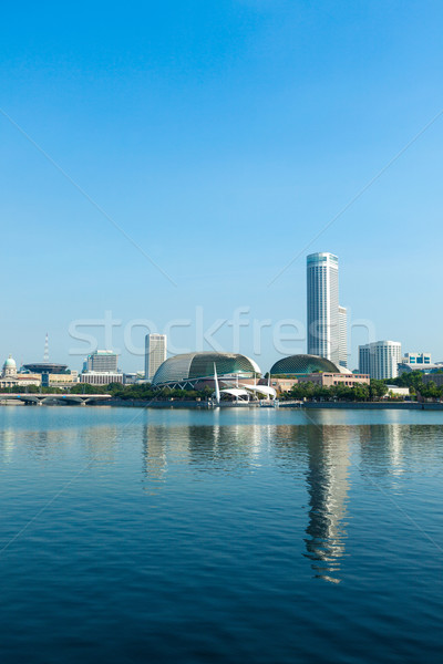 新加坡 天際線 天 碼頭 天空 水 商業照片 © dmitry_rukhlenko