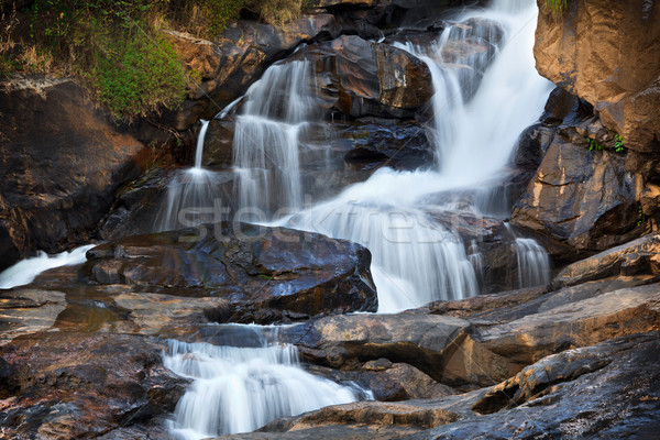 Athukadu Waterfall Stock photo © dmitry_rukhlenko