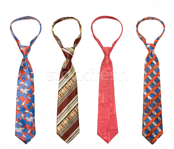 Set of man's ties isolated Stock photo © dmitry_rukhlenko