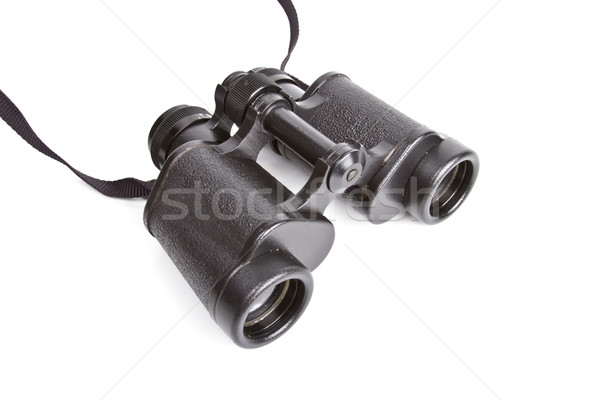 Black binoculars isolated on white  Stock photo © dmitry_rukhlenko