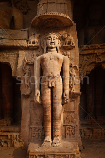 Statue of Jain thirthankara Stock photo © dmitry_rukhlenko