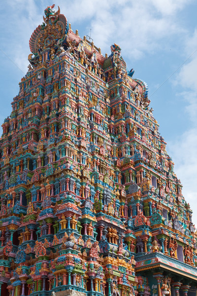 Hindu temple tower Stock photo © dmitry_rukhlenko